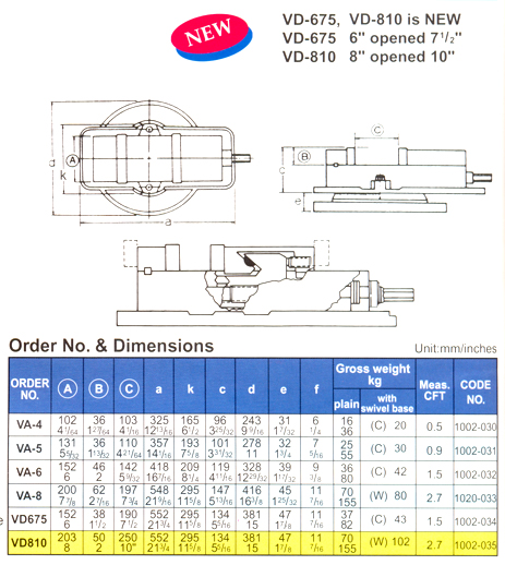 angfixed milling vise