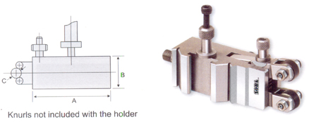 Adjustable Knurling Tool Holder