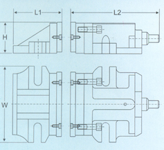 2 Pc. Milling Vise Adjustable